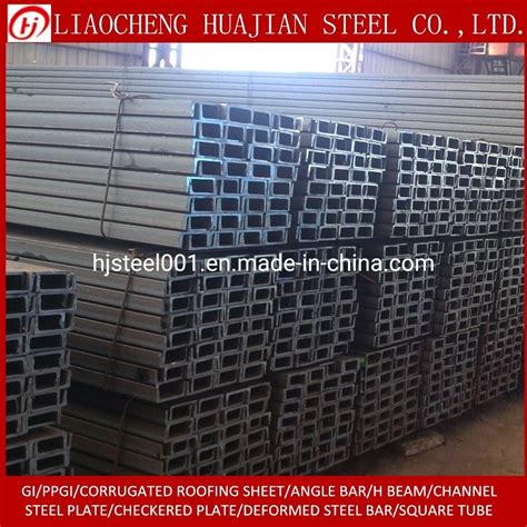Galvanized And Black Hot Rolled Structural Steel U C Channel China Channel And U Channel