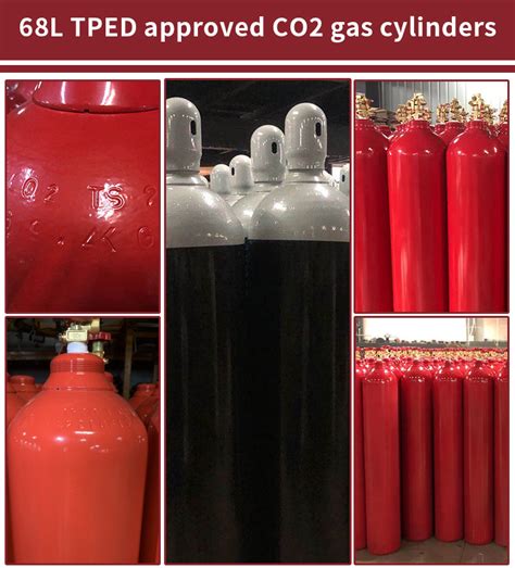 68L Cylinder Filling 45kg CO2 For Fire Suppression System 68L Gas