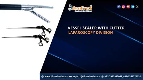 Laparoscopic Vessel Sealer With Cutter Instrument JDMeditech India