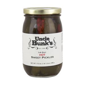 Day HOT Sweet Pickles Oz