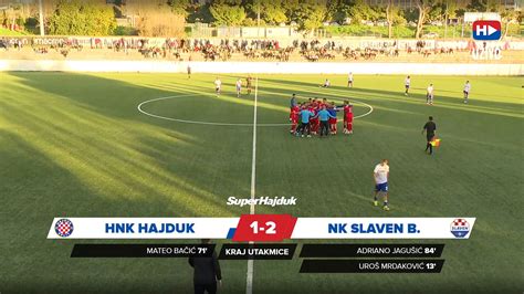 Juniori Slaven Belupa na Poljudu pobijedili Hajduk i ušli u polufinale