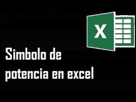 Como Hacer Exponente En Excel Actualizado Noviembre