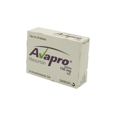 AVAPRO Irbesartan 150mg 28 Tabletas MEXIPHARMACY FARMACIA ONLINE