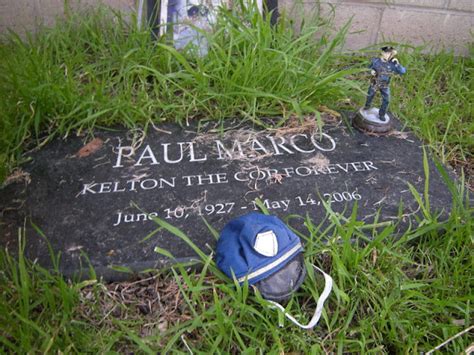 Los Angeles Morgue Files: "Kelton the Cop" Actor Paul Marco 2006 Hollywood Forever Cemetery