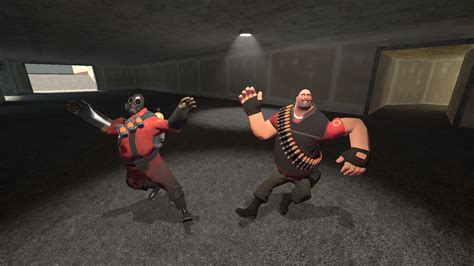 Pyro And Heavy Do A Dance First Image I M Posting In Gmod R Gmod