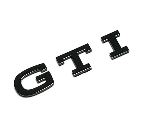 Vw Golf 8 Gti Emblem Logo In Piano Black Etsyde