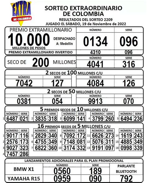 Loter A Extra Resultado Del Sorteo Del S Bado De Noviembre De