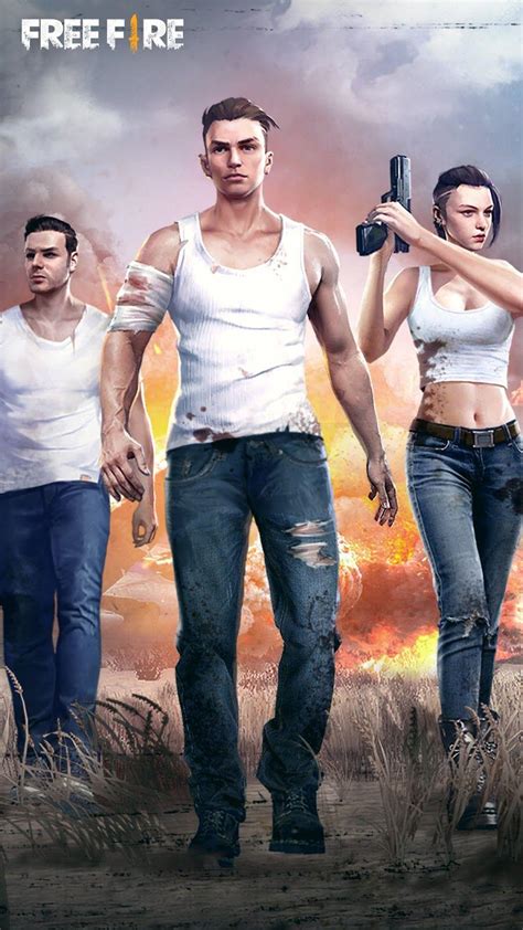 Free Fire Characters Wallpapers - Wallpaper Cave