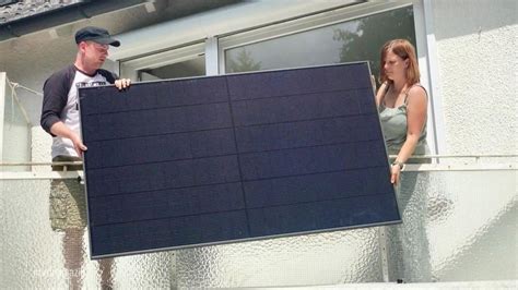 Solarstrom Vom Balkon F Rderprogramm Startet Ndr De Fernsehen