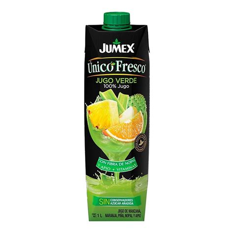 Jugo Jumex Único Fresco 100 jugo verde 1 l Walmart