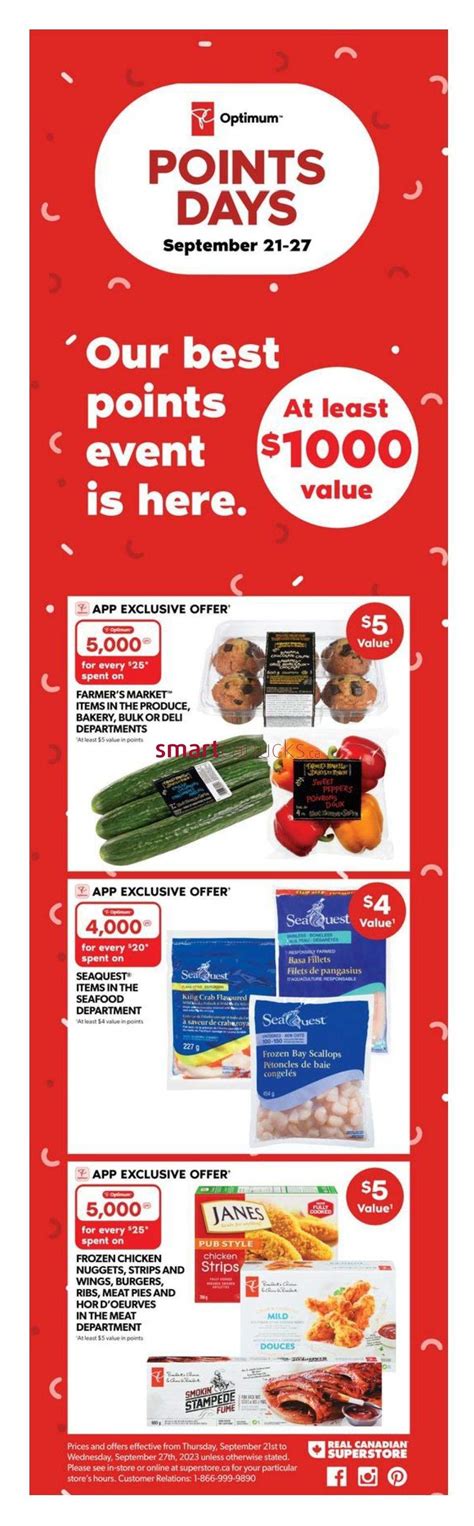 Real Canadian Superstore West Flyer September To