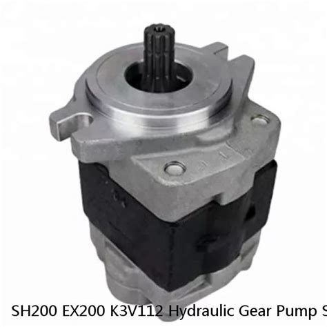 SH200 EX200 K3V112 Hydraulic Gear Pump SH200 Pilot Pump For Excavator