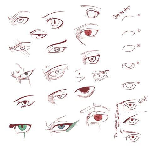 Anime Eyes Reference