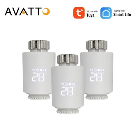 AVATTO Vanne Thermostatique Intelligente Actionneur R Gulateur De Temp