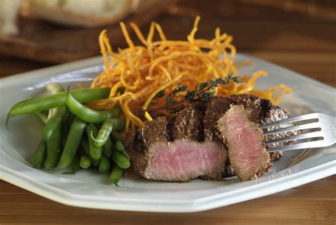 Pan Seared Steak With Chili Maple Sauce Canadian Beef