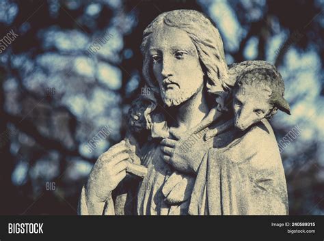 Ancient Statue Jesus Image & Photo (Free Trial) | Bigstock