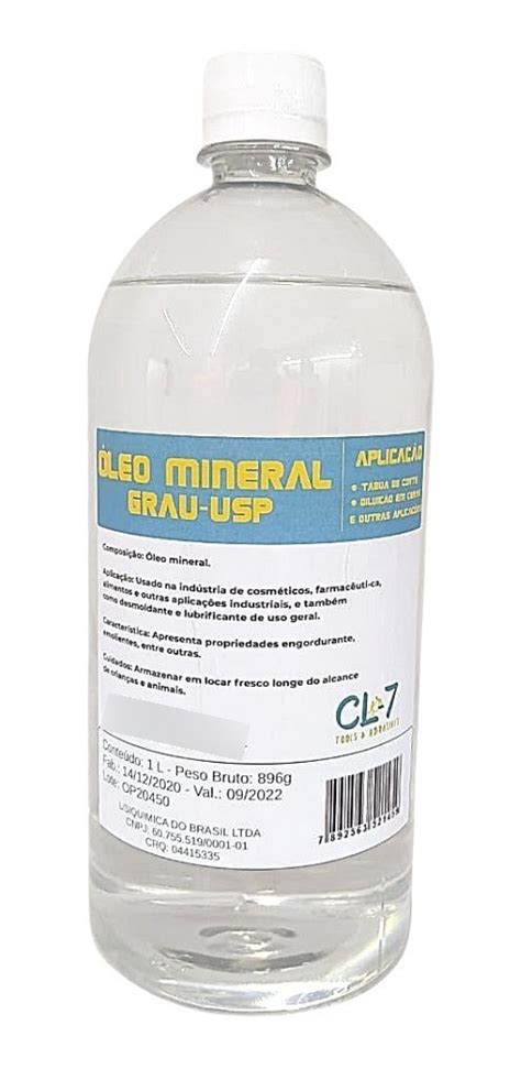 Leo Mineral Grau Usp Puro Para Hidratar Madeira Litro Cl