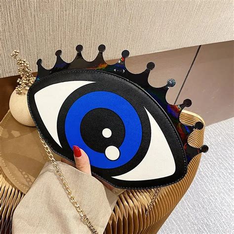 Bolsa Crossbody ViniPiel En Forma De Ojo Turco Cute Shop