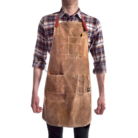 Vulcan Workwear Utility Apron - Multi-Use Shop Apron with Pockets ...