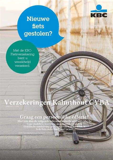 Fietsverzekering Kbc Verzekeringen Kalmthout