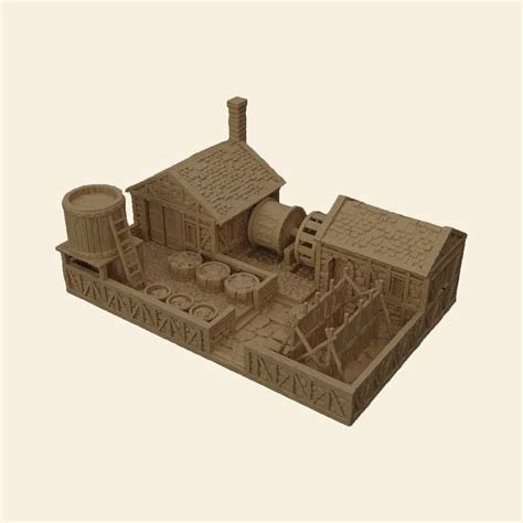 Medieval Tannery Dnd Terrain Medieval Terrain For Dungeons And Dragons