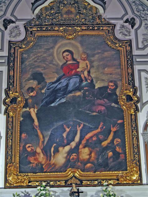 Virgen de las Ánimas con apóstol Santiago Iglesia de Santiago