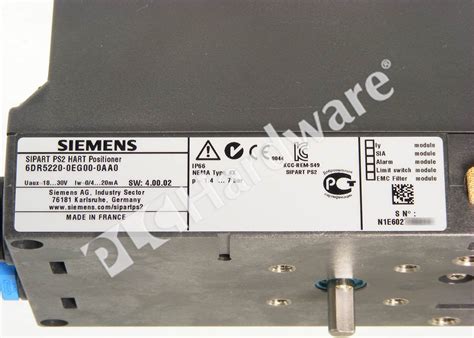 PLC Hardware: Siemens 6DR5220-0EG00-0AA0 SIPART PS2, 2,3,4-Wire, Double ...