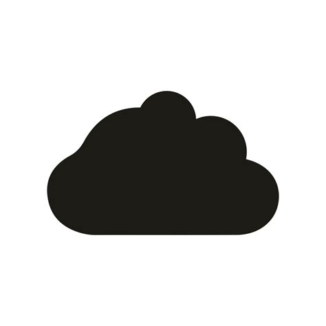 Cloud Black Solid 26720072 Png