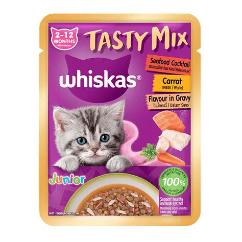 Whiskas® Tasty Mix Gravy Seafood Cocktail & Carrots