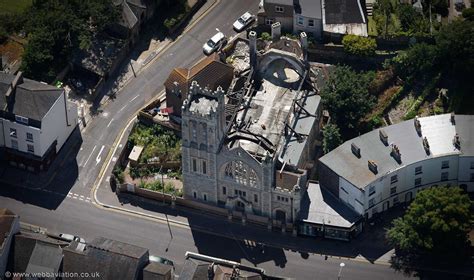 St Columba Church Dover Aka The United Reformed Church From The Air