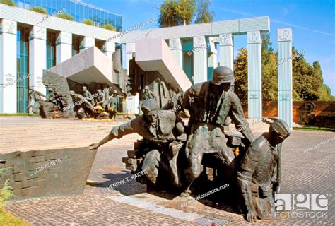 Poland Warsaw Monument To The Warsaw Uprising Pomnik Powstania