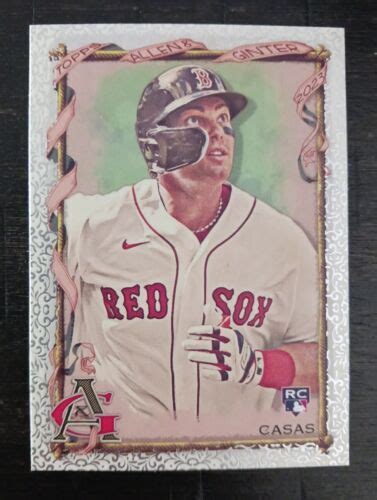 Topps Allen Ginter Triston Casas Red Sox Rc Foil Filigree