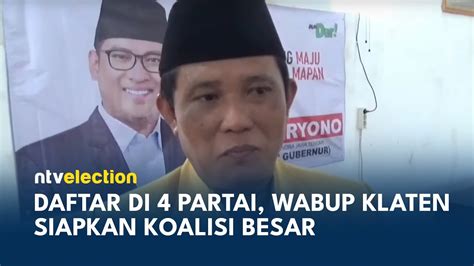 Wakil Bupati Klaten Yoga Hardaya Daftar Di 4 Partai Untuk Maju Di