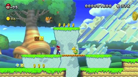 New Super Mario Bros U Walkthrough Part Acorn Plains