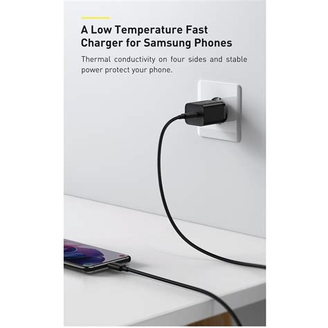 Baseus Super Si USB-C PD Wall Charger 25W (TZCCSUP-L01) - захранване за ...