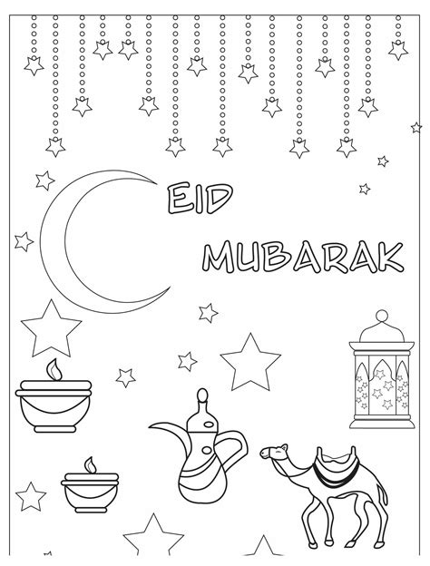 Hari Raya Series Free Coloring Pages And Printables Hp® Singapore