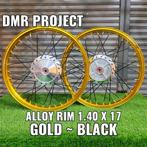 🔥ready Stock🔥 Alloy Rim Ex5 Dream 140 X 17 Gold Alloy Lamborg 9