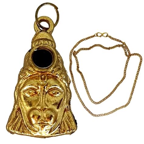 Original Hanuman Chalisa Yantra Pendant Locket With Chain Gold Plated