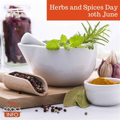 Herbs And Spices Day Cooksinfo