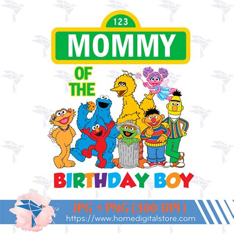 Sesame Street Mommy Of The Birthday Boy Png 