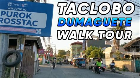 Taclobo Dumaguete City Walk Tour Explore Dumaguete Youtube