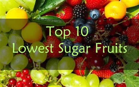 Top 10 Lowest Sugar Fruits Chart List Cookingeggs