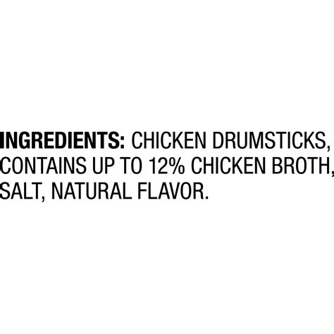 Great Value All Natural Chicken Drumsticks Frozen 4 Lbs