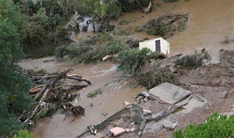 France floods in pictures: Aerial photos show scale of destruction in ...