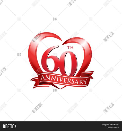 60th Anniversary Logo Vector And Photo Free Trial Bigstock