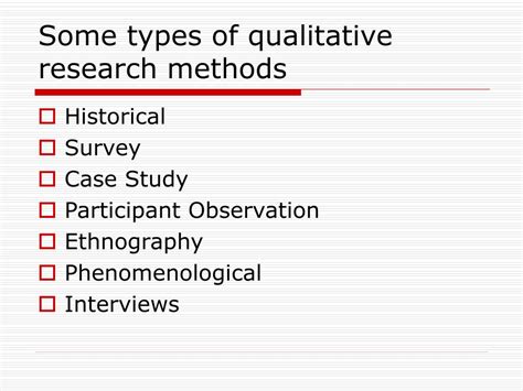 Qualitative Research Methods