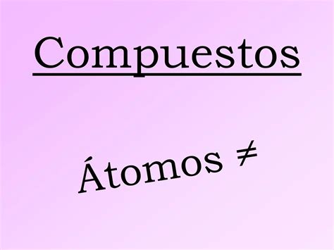 Elementos Y Compuestos Tabla Periódica Ppt