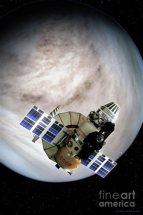 Venera 4 Spacecraft Arrives At Venus Photograph By Detlev Van