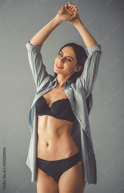 Beautiful Woman In Lingerie Stock Photo Adobe Stock