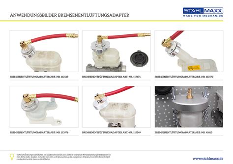 Universal Adapter Zur Bremsenentl Ftung F R Bremsenentl Ftungsger T